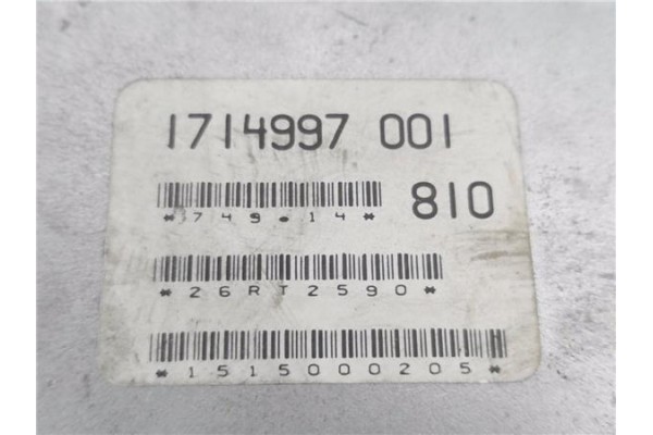 Recambio de centralita para bmw serie 3 berlina (e30) 2.0 320i referencia OEM IAM 1714997001 261200152 