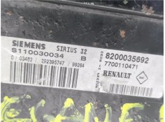 Recambio de centralita para renault megane i (ba0/1_) 1.6 16v (ba11, ba04, ba0b, ba1j) referencia OEM IAM 8200035692 S110030034 