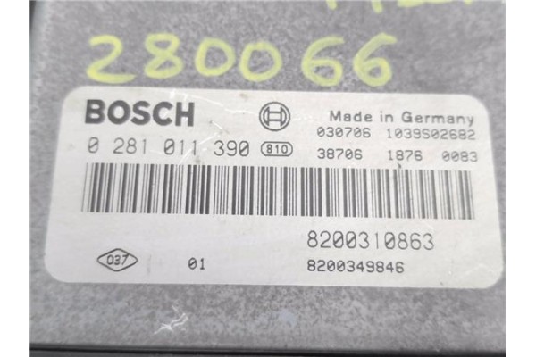 Recambio de centralita para renault megane ii (bm0/1_, cm0/1_) 1.9 dci (bm0g, cm0g) referencia OEM IAM 8200310863 281011390 