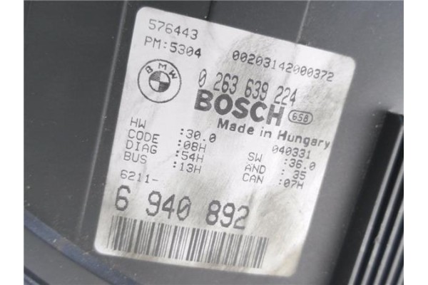 Recambio de cuadro completo para bmw serie 3 coupe (e46) 2.0 320 ci referencia OEM IAM 6940892 263639224 