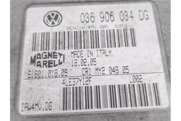 Recambio de centralita para seat cordoba berlina (6l2) 1.4 16v referencia OEM IAM 036906034DG 6160101809 