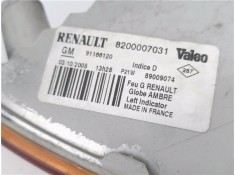 Recambio de intermitente delantero izquierdo para nissan primastar furgón (x83) dci 100 referencia OEM IAM 8200007031 91166120 