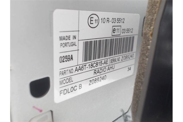 Recambio de radio / cd para ford fiesta vi 1.25 referencia OEM IAM   