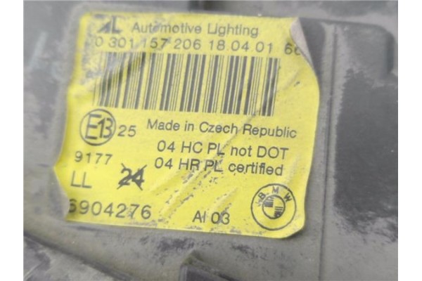 Recambio de faro delantero dcho para bmw serie 3 coupe (e46) 2.0 320 ci referencia OEM IAM RE1301073018  