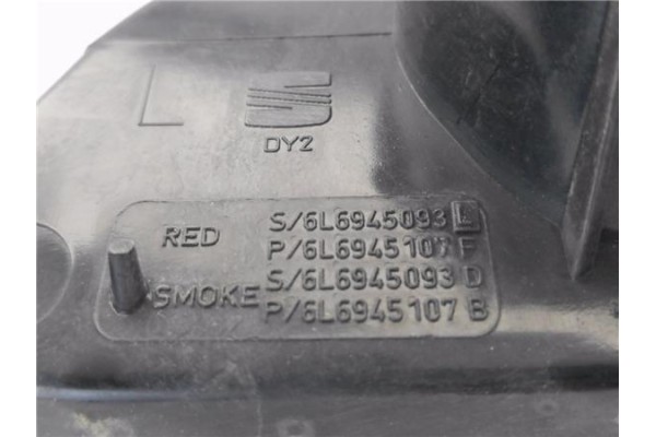 Recambio de piloto porton trasero izquierdo para seat ibiza (6l1) 1.4 fresh referencia OEM IAM 6L6945093L 6L6945107F 