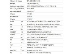 fiat punto / grande punto (199) del año 2011