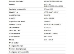 hyundai atos (mx) del año 1998