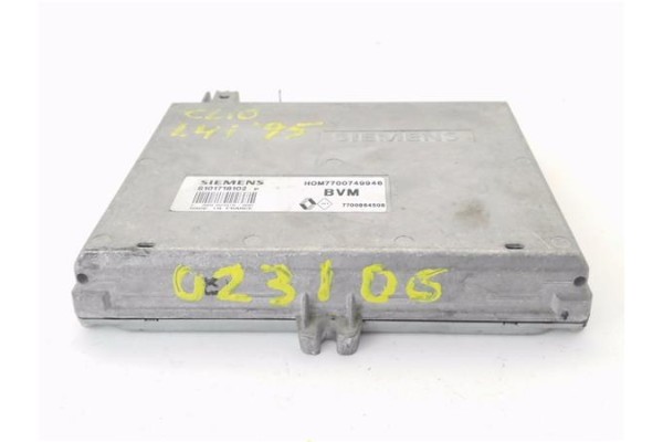 Recambio de centralita para renault clio i fase i / ii (b/c57) 1.4 referencia OEM IAM 7700749946 S101718102P 