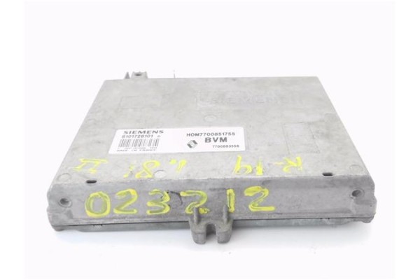 Recambio de centralita para renault 19 ii (b/c53_) 1.8 (5/353a) referencia OEM IAM 7700851755 S101728101D 