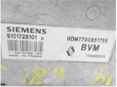 Recambio de centralita para renault 19 ii (b/c53_) 1.8 (5/353a) referencia OEM IAM 7700851755 S101728101D 