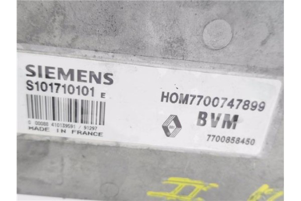 Recambio de centralita para renault r 21 berlina (b/l48) referencia OEM IAM 7700747899 S101710101E 