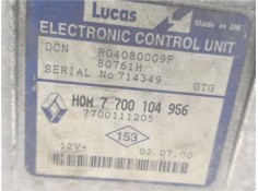 Recambio de centralita para renault clio ii fase i (b/cb0) 1.9 d (b/cb0e) referencia OEM IAM 7700104956 R04080009F 