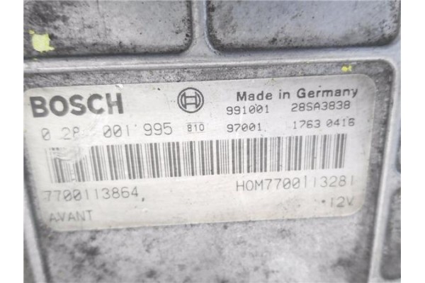 Recambio de centralita para renault laguna (b56) 1.9 dti (b56j) referencia OEM IAM 7700113864 281001995 