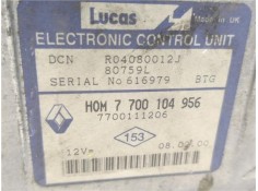 Recambio de centralita para renault kangoo i (f/kc0) d 65 1.9 (kc0e, kc02, kc0j, kc0n) referencia OEM IAM 7700104956 R04080012J 