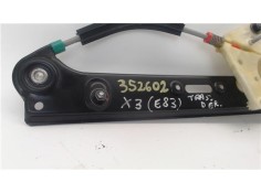 Recambio de mecanismo elevalunas trasero derecho para bmw serie x3 (e83) referencia OEM IAM 51353448252 3448252 3448252 , BMW