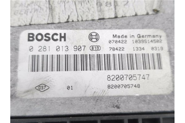 Recambio de centralita para renault megane ii coupé-cabriolet (em0/1_) 1.9 dci referencia OEM IAM 8200705747 281013907 