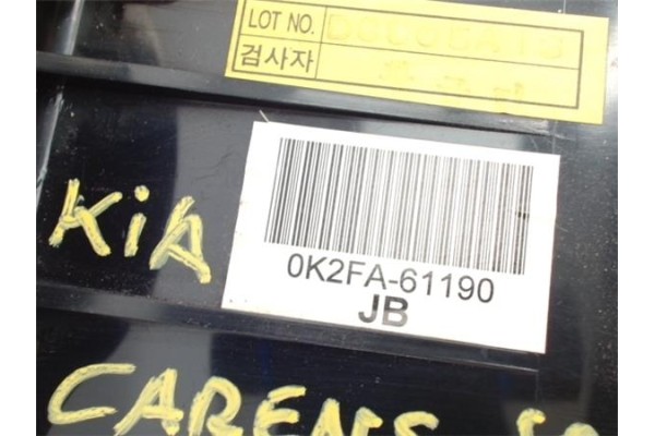 Recambio de mandos calefaccion / a.a. para kia carens (rs) 2.0 crdi ex monovolumen referencia OEM IAM 0K2FA61190 DCC05A13 