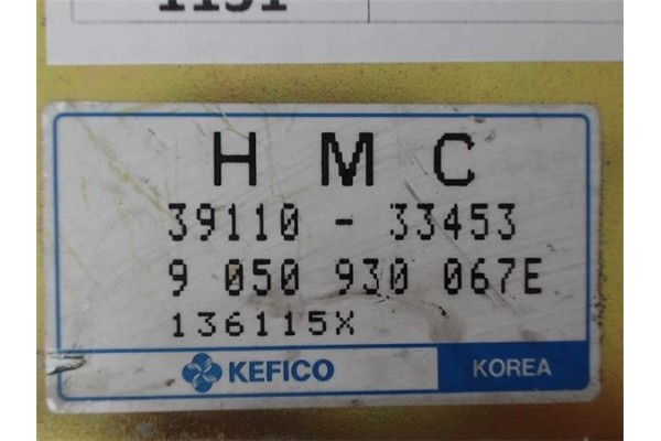 Recambio de centralita para hyundai lantra (j1) 1.8 i.e. 16v referencia OEM IAM 3911033453 9050930067E 
