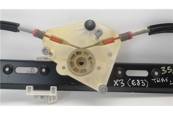 Recambio de mecanismo elevalunas trasero izquierdo para bmw serie x3 (e83) referencia OEM IAM 51353448251 3448251 3448251 , BMW