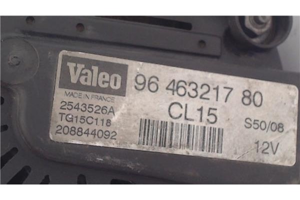 Recambio de alternador para peugeot 207 1.6 hdi referencia OEM IAM 5705NH  