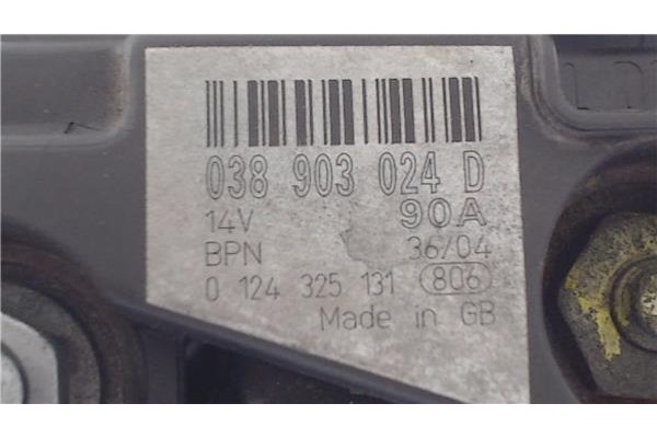 Recambio de alternador para seat ibiza (6l1) 1.9 tdi referencia OEM IAM 38903018P  