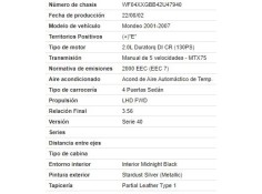 ford mondeo iii sedán (b4y) del año 2003