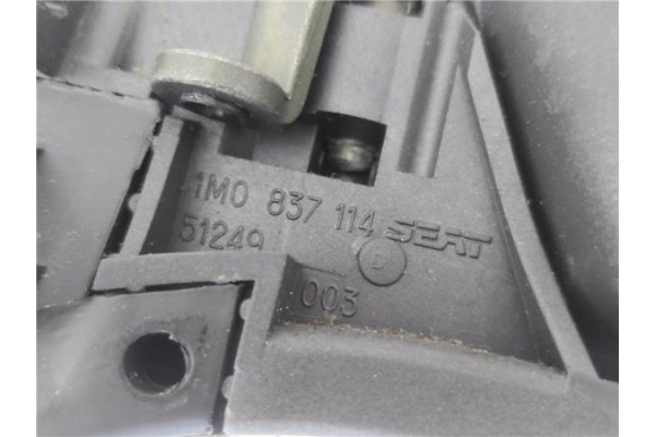 Recambio de manilla int. puerta trasero derecha para seat leon (1m1) 1.6 16 v referencia OEM IAM 1M0837114  