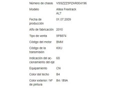 seat altea xl (5p5) del año 2009