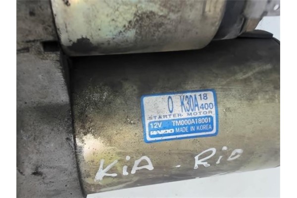 Recambio de motor arranque para kia rio (bc) 1.5 ipanema berlina referencia OEM IAM 0K30A18400 TM000A18001 361002X000 , KIA | K3