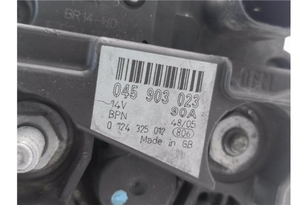 Recambio de alternador para skoda fabia (6y2/6y3) 1.4 tdi referencia OEM IAM 045903023 0124325012 