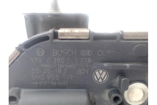 Recambio de motor limpiaparabrisas delantero para volkswagen golf v plus (5m1) referencia OEM IAM 5M0955119  