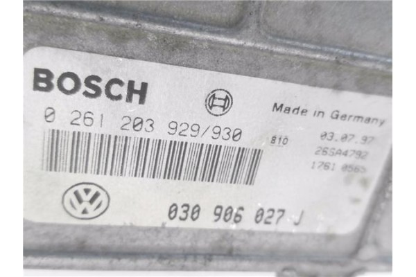 Recambio de centralita para seat arosa (6h1) 1.0 referencia OEM IAM 030906027J 261203929  Recambio de centralita para seat arosa (6h1) 1.0 referencia OEM IAM 030906027J 261203929