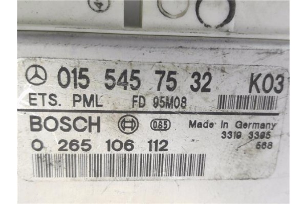 Recambio de centralita para mercedes-benz clase e (bm 210) berlina e 300 d (210.020) referencia OEM IAM 0155457532 265106112 
