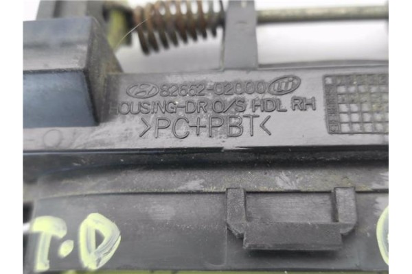 Recambio de maneta exterior trasero derecha para hyundai atos (mx) 1.0 i referencia OEM IAM 8266202000 8366102010 