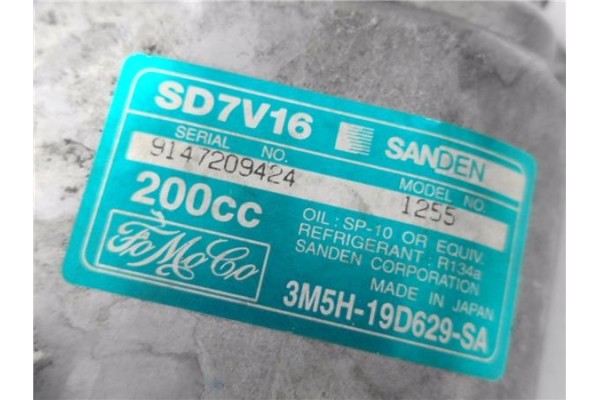 Recambio de compresor aire acond. para ford focus ii (da_) 1.6 tdci referencia OEM IAM 3M5H19D629SA SD7V161255 