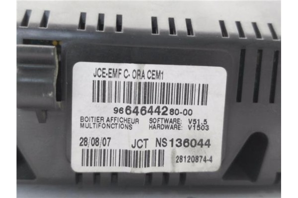 Recambio de pantalla para peugeot 308 1.6 hdi referencia OEM IAM 9664644280 9660525577 