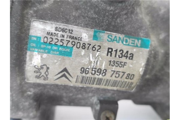 Recambio de compresor aire acond. para peugeot 308 1.6 hdi referencia OEM IAM 9659875780 R134A1355F 