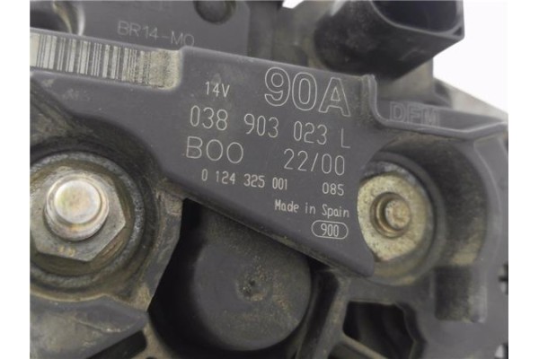 Recambio de alternador para seat ibiza (6k1) 1.9 sdi referencia OEM IAM 038903023l 124325001 
