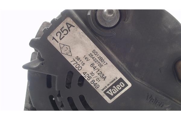 Recambio de alternador para renault laguna ii (xgo) 1.9d dci (120) referencia OEM IAM 7700426849  