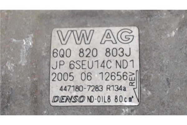 Recambio de compresor aire acond. para seat ibiza (6l1) 1.9 tdi referencia OEM IAM 6Q0820803J  