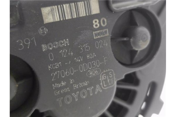 Recambio de alternador para toyota avensis berlina (t25) 1.8 sol berlina (5-ptas) referencia OEM IAM 270600D030F 0124315024 