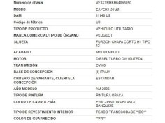 peugeot expert furgón (vf3a_, vf3u_, vf3x_) del año 2007