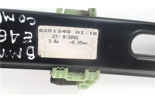 Recambio de mecanismo elevalunas delantero izquierdo para bmw serie 3 compacto (e46) referencia OEM IAM 8251349  
