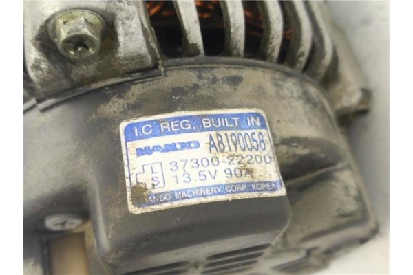 Recambio de alternador para hyundai lantra familiar (rd) 1.6 16v referencia OEM IAM 3730022200 AB190058 
