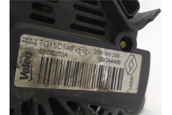 Recambio de alternador para renault grand scénic iii (jz0/1_) 1.5 dci referencia OEM IAM 231000026R 2606272A  Recambio de alternador para renault grand scénic iii (jz0/1_) 1.5 dci referencia OEM IAM 231000026R 2606272A