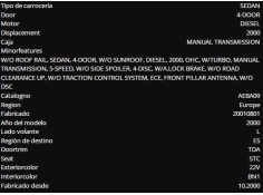 mazda 323 f/s berlina (bj) del año 2003