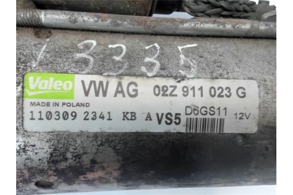 Recambio de motor arranque para seat leon (1p1) 2.0 linea r referencia OEM IAM 02Z911023G  2Z911023E , AUDI | 2Z911023E , SEAT | Recambio de motor arranque para seat leon (1p1) 2.0 linea r referencia OEM IAM 02Z911023G  2Z911023E , AUDI | 2Z911023E , SEAT |