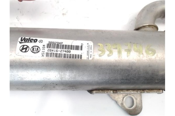 Recambio de enfriador gases egr para kia sportage (km) 2.0 crdi referencia OEM IAM 2841627400 988294P 2841627450 , HYUNDAI | 284