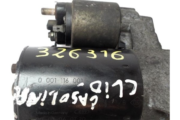Recambio de motor arranque para renault kangoo i (f/kc0) 1.2 authentique referencia OEM IAM D7E1 0001116001  Recambio de motor arranque para renault kangoo i (f/kc0) 1.2 authentique referencia OEM IAM D7E1 0001116001