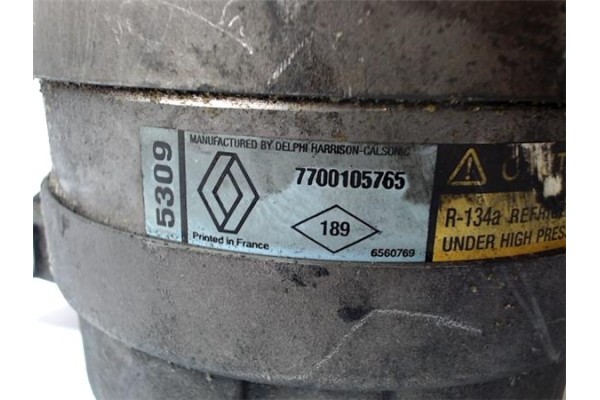 Recambio de compresor aire acond. para renault megane ii berlina 3p 1.9 privilege luxe referencia OEM IAM 7700105765 32102 (7700 Recambio de compresor aire acond. para renault megane ii berlina 3p 1.9 privilege luxe referencia OEM IAM 7700105765 32102 (7700